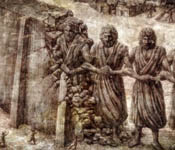 titans forming the walls of paradis